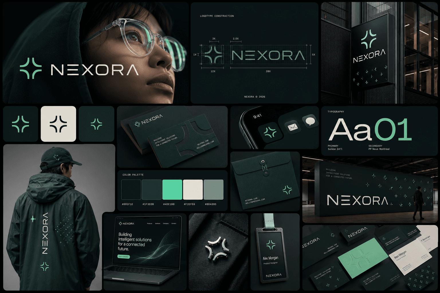 هوية NEXORA البصرية